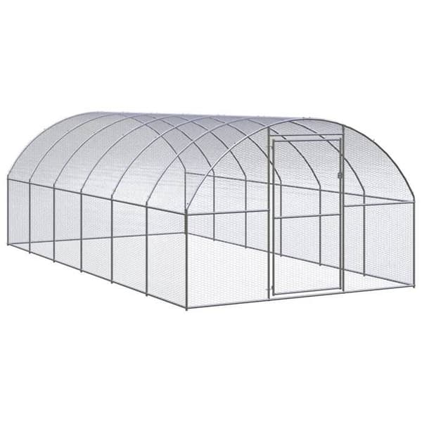 Maison Exclusive - Ulkokanala 3x6x2 m Galvanoitu teräs Silver