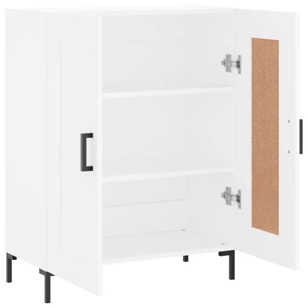 Maison Exclusive - Vit buffé 69,5x34x90 cm ingenjörsträ Vit