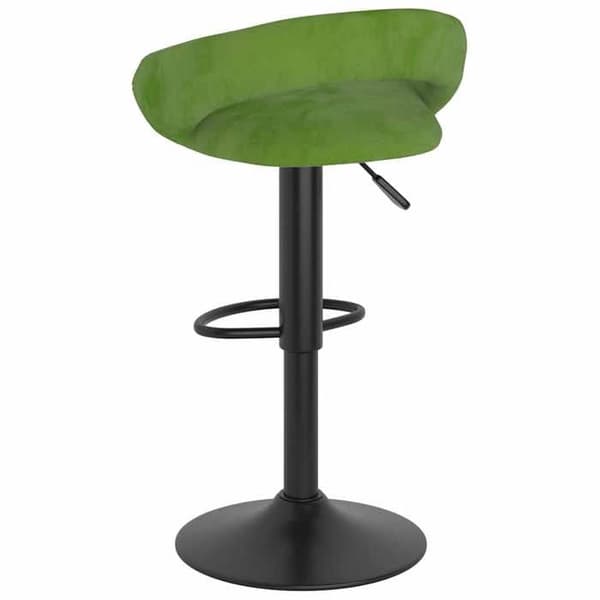 Maison Exclusive - Barstolar set om 2 ljusgrön sammet