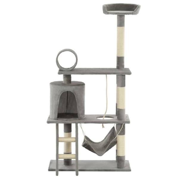 Maison Exclusive - Kattekradsetræ med sisal kløer 140 cm Grå grå