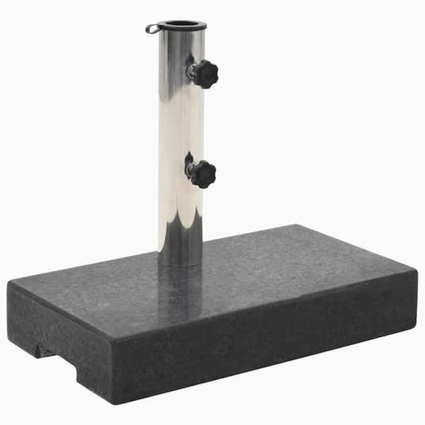 Maison Exclusive - Rektangulær parasolfod Granite 25 kg Sort