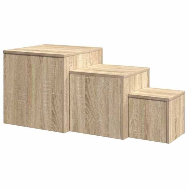 Maison Exclusive - 3 stk. sideborde i Sonoma eg agglomereret