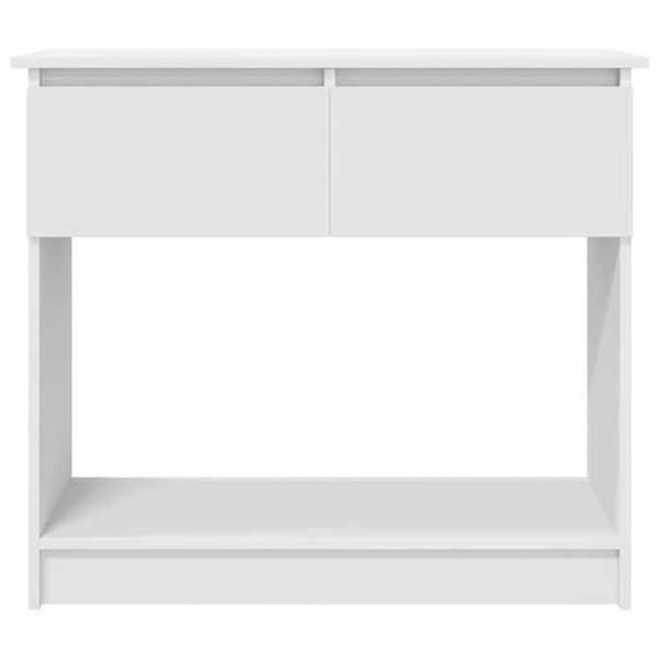 Maison Exclusive - Konsolbord med lådor vit 85,5x38,5x74,5 cm Vit