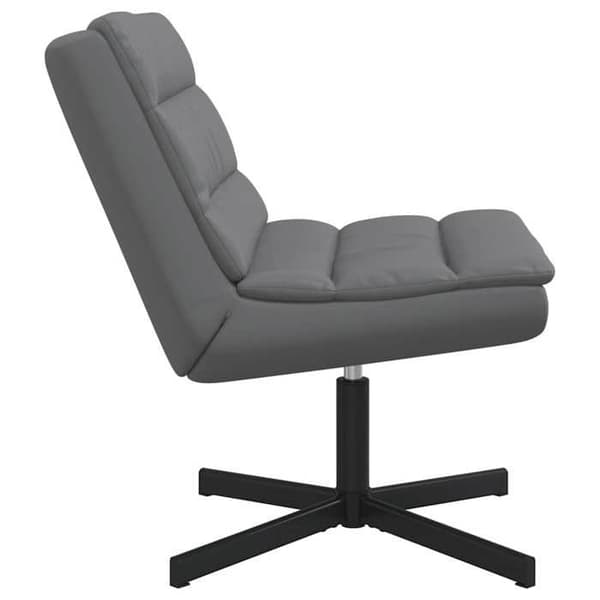 Maison Exclusive - Snurrstol Grå 63 x 75 x 76 cm Syntetläder Grå