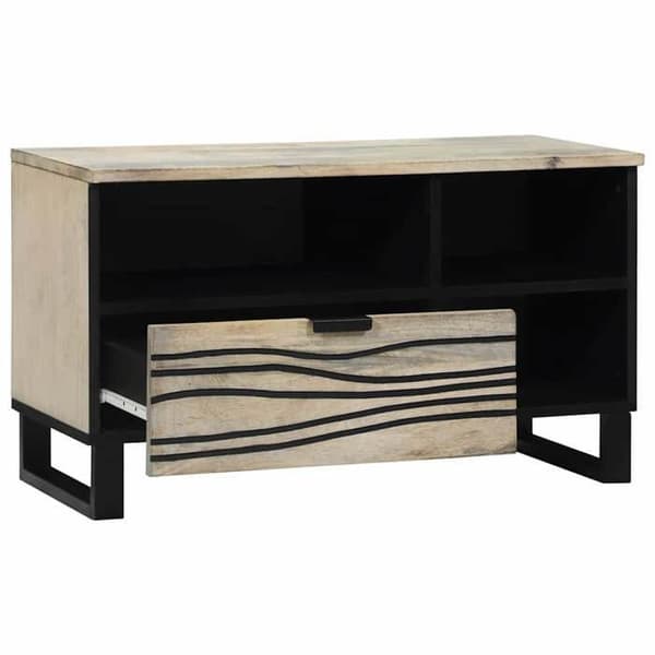 Maison Exclusive - Unites TV 80 x 33 x 46 cm Vit Ingenjörsträ Vit