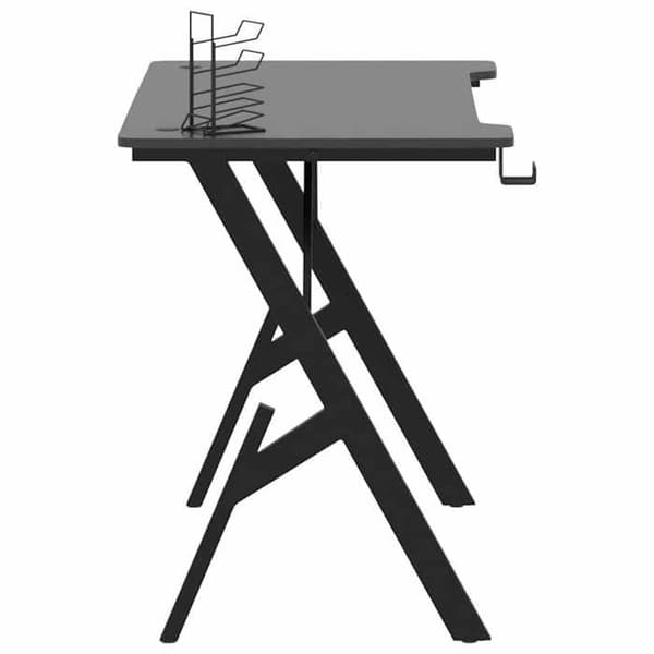 Maison Exclusive - Spilbord med Y-formede ben Sort 110x60x75 cm Svart
