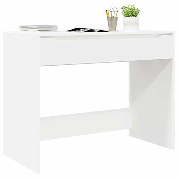 Maison Exclusive - Kontor med låda Vit 100 x 50 x 78 cm Ingenjörsträ