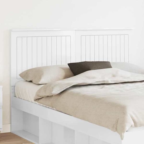 Hovedgærde - EKSKLUSIVT HUS - Moderne model - Ingeniørtræ - Hvid - Minimalistisk design