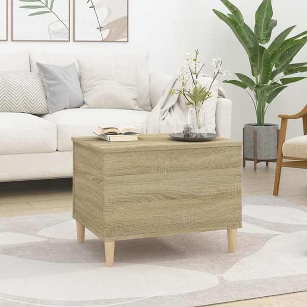 Maison Exclusive - Soffbord Ek sonoma 60x44,5x45 cm Ingenjörsträ