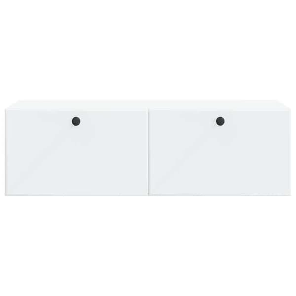 Maison Exclusive - Väggmonterad TV-möbel 98 x 41 x 30 cm Vit Ingenjörsträ