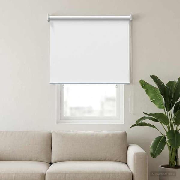 Maison Exclusive - Rullande utomhusbutik UV-skydd Vit Polyester