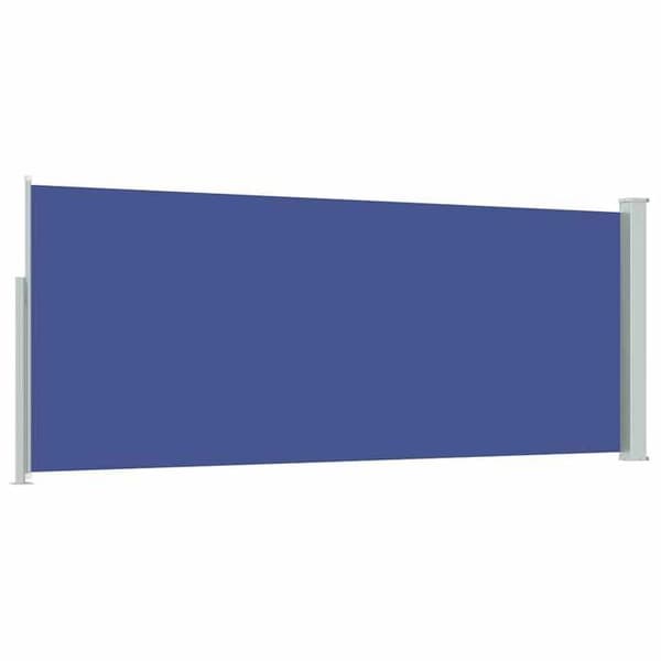Maison Exclusive - Fällbart sidotak 117x314 cm Blå