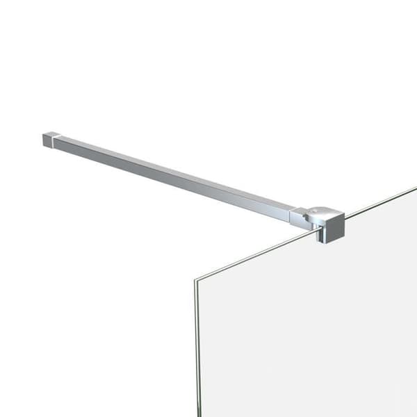 Støttearm til brusevæg - Maison Exclusive - Teleskopisk 70–120 cm - Forkromet rustfrit stål - Klemme 4–6 mm Silver