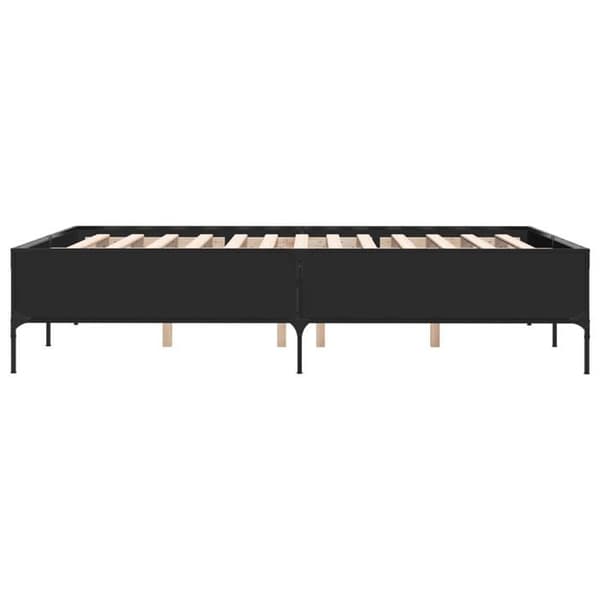 Maison Exclusive - Sengestel uden madras sort 160x200 cm
