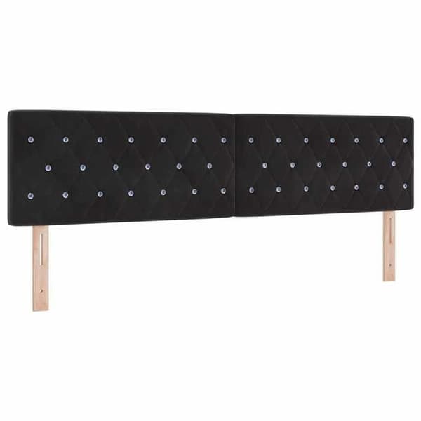 Maison Exclusive - Musta pääty 180 cm Sametti