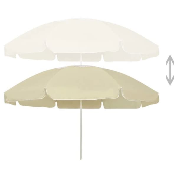 Maison Exclusive - Strandparasol gul sand 240 cm sandgul