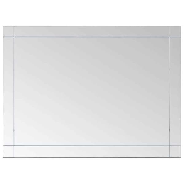 Vægspejl - Eksklusivt Hus - Glas 60x40 cm - Rektangulær - Ru overflade