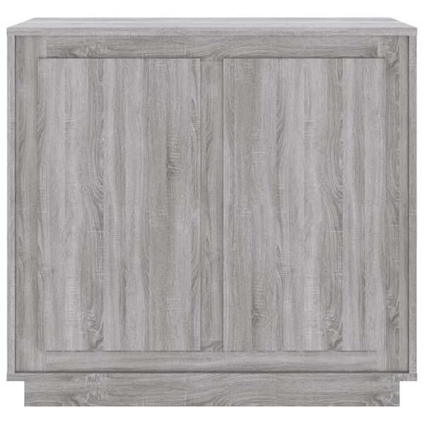 Maison Exclusive - Buffet sonoma grå 80x34x75 cm ingeniørtræ Sonoma grå