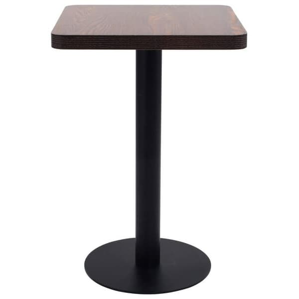 Maison Exclusive - Bistrobord Mørkebrun 50x50 cm MDF