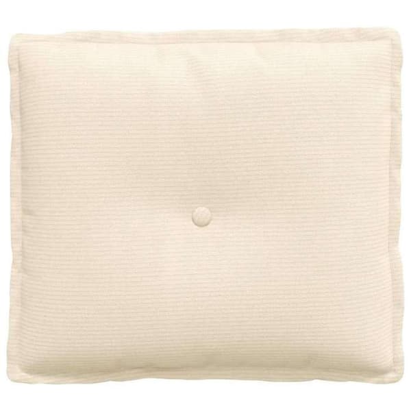 Maison Exclusive - Rygpude Creme 50 x 45 cm Velour