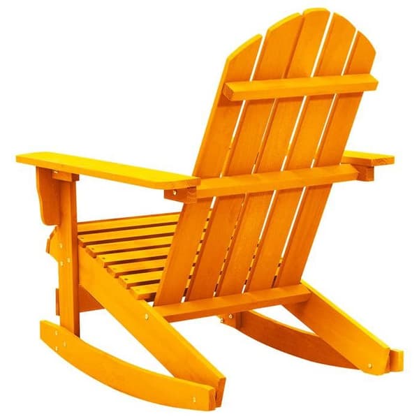 Maison Exclusive - Adirondack-puutuoli oranssi puutarhaan