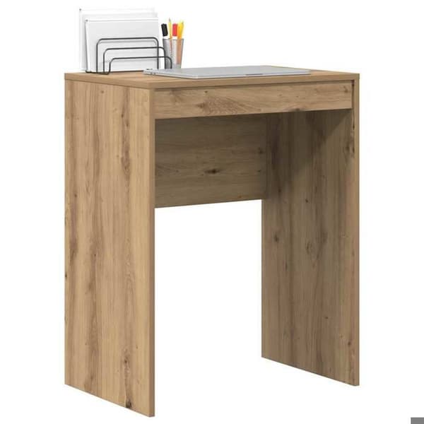 Maison Exclusive - Håndlavet egetræskontor 60 x 40 x 76 cm Ek