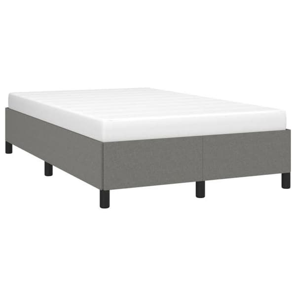 Sengestel - EKSKLUSIV HUS - 120x190 cm - Mørkegrå - 100% polyester stof - Lamelseng Mörkgrå