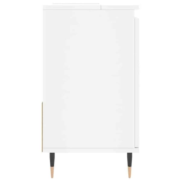 Maison Exclusive - Badrumsskåp vit 65x33x60 cm ingenjörsträ