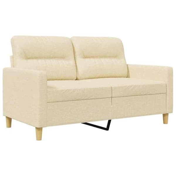 Maison Exclusive - 2-personers sofa Creme 120 cm Stof