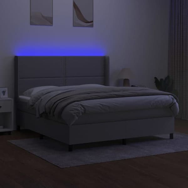 Maison Exclusive - LED-jousipatja kangaspäädyllä