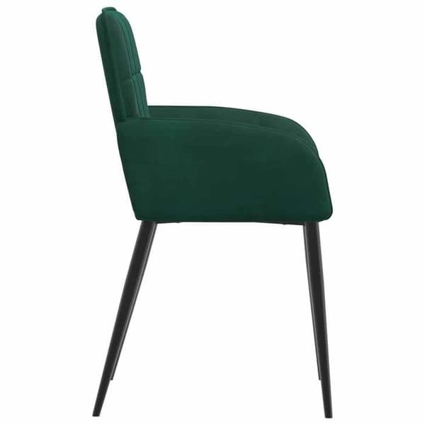 Maison Exclusive - 4 st Matstolar i Mörkgrön Sammet