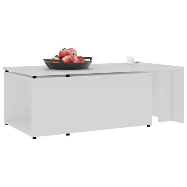 Bord - EKSKLUSIV HUS - 150 x 50 x 35 cm - Hvid - Ingeniørtræ - Rektangulær Vit