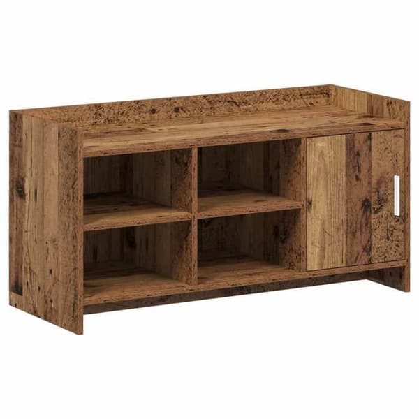 Skoopbevaring - EKSKLUSIV HUS - Skab - Ingeniørtræ - 100 x 39,5 x 51 cm - 90° svingdøre