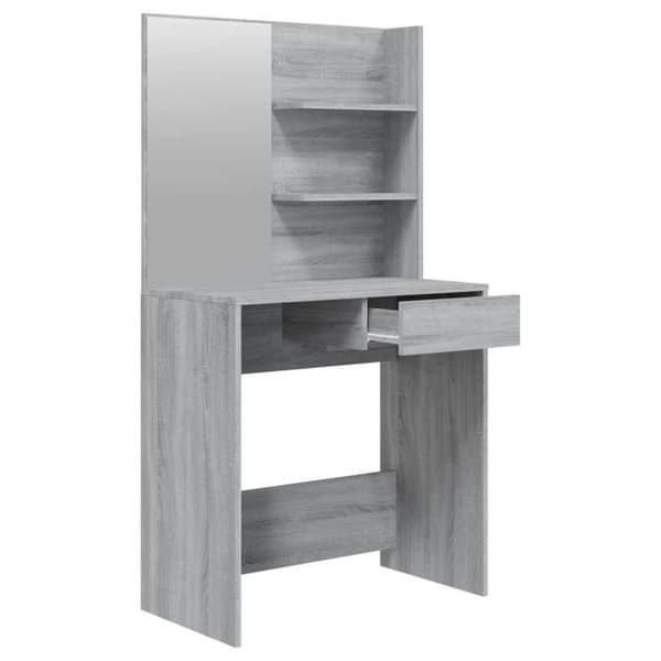 Maison Exclusive - Sonoma grå makeupbord sæt 74,5x40x141 cm
