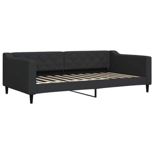 Maison Exclusive - Sovesofa med udtræk uden madras sort 100x200 cm