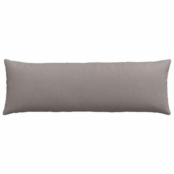 Sofa puder - EKSKLUSIV HUS - 120 x 40 cm (sæt 2) - Taupe - Lynlås betræk - Polyester fyld Mol