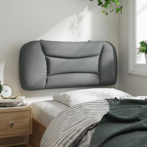 Hovedgærdedæmper - MAISON EXCLUSIVE - Bølgede striber - Lys grå - 80 cm - Polystyrenfyldt Ljusgrått