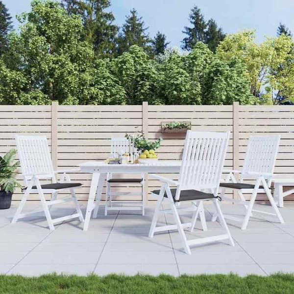 Maison Exclusive - Trädgårdsstolskuddar set om 4 antracit 40x40x3 cm