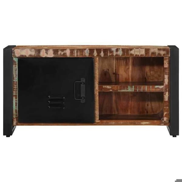 Maison Exclusive - TV-möbel 80x30x40 cm av massivt återvunnet trä Ej specificerat