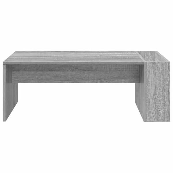Bord - EKSKLUSIV HUS - Grå Sonoma - Ingeniørtræ - Rektangulær - 95x50x34 cm Gris Sonoma