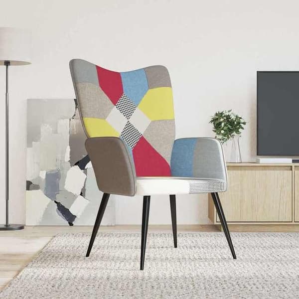 Maison Exclusive - Patchwork stof afslapningsstol