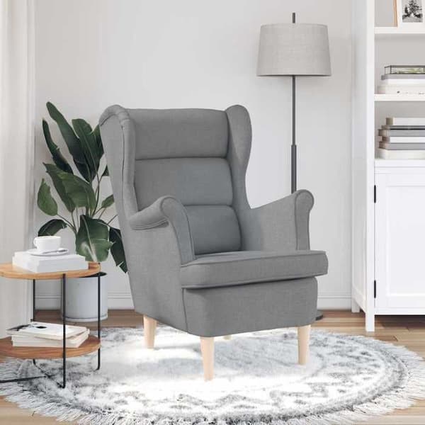 Maison Exclusive - Lysegrå lænestol 74x84x100 cm stof