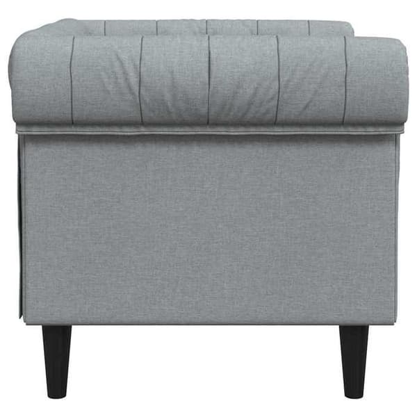 Maison Exclusive - Vaaleanharmaa sohva 78,5 x 74,5 x 74,5 cm Polyesteri