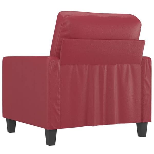 Maison Exclusive - Rød bordeaux Stol 60 cm Simililæder