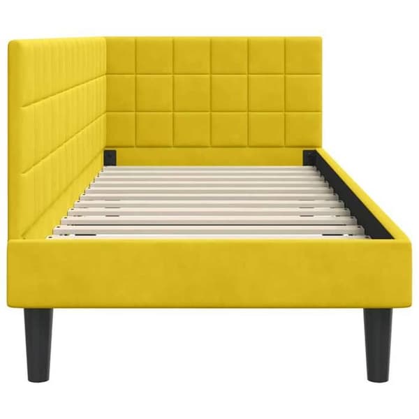 Maison Exclusive - Gulvinkel sengestel 80 cm x 200 cm Velour