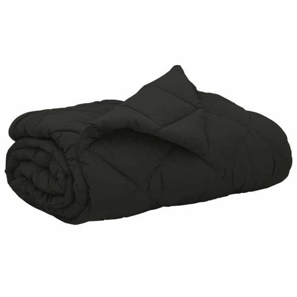 Sommerdyne - EKSKLUSIV HUS - 200 x 200 cm - 200 gsm - Polyester mikrofiber - Sort quiltet Svart