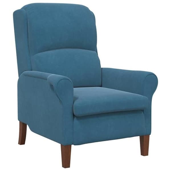 Maison Exclusive - blå velour lænestol