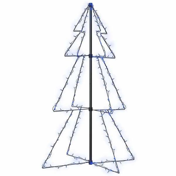 Julgran (kon) - EXKLUSIVT HEM - LED-kon 120 cm - 160 LED - 8 effekter - USB 5V Ej specificerat