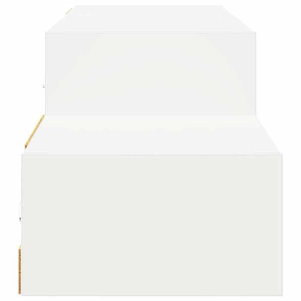 Maison Exclusive - Väggmonterad TV-möbel Vit 150 x 28 x 26 cm Vit