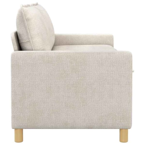 Maison Exclusive - Soffa Creme 156 x 81 x 87,5 cm Polyester Grädde